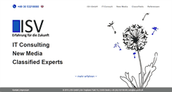 Desktop Screenshot of isv-gmbh.de
