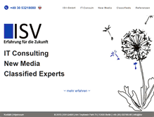 Tablet Screenshot of isv-gmbh.de